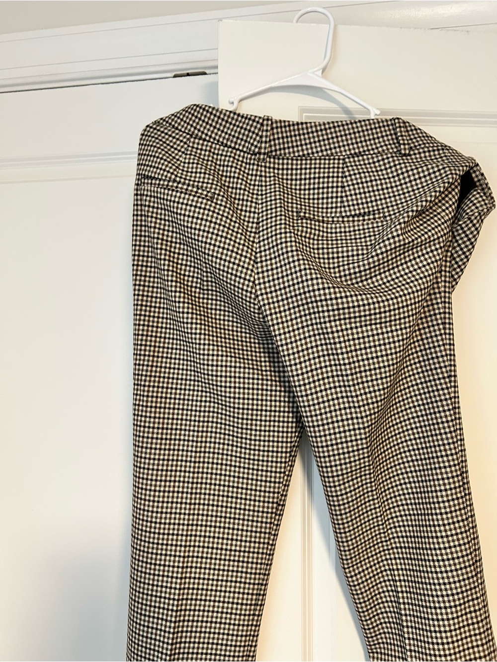 Gingham slacks